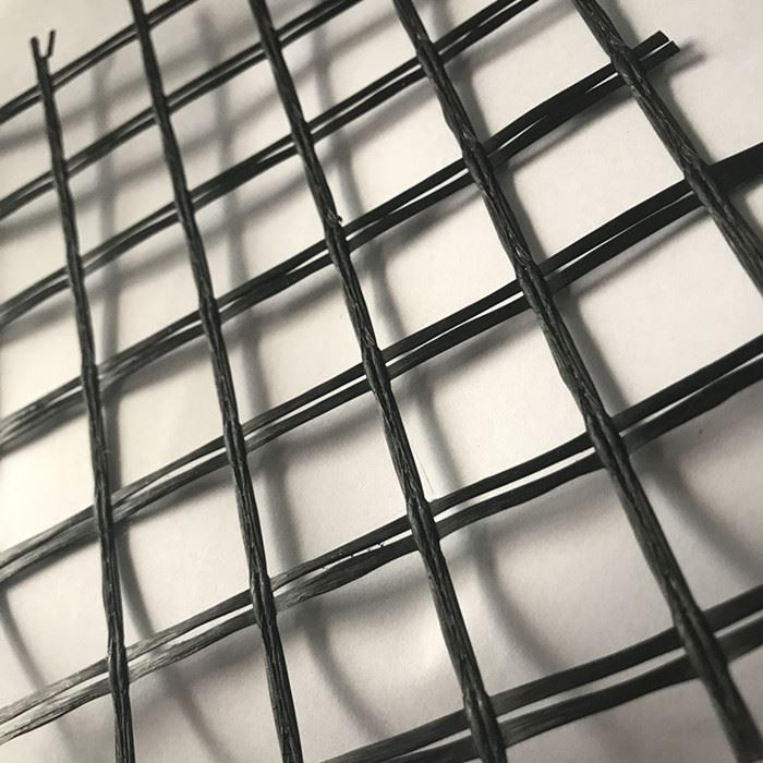 โพลีเอสเตอร์ Geogrid ด้วยการเคลือบพีวีซี